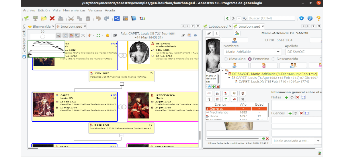 Family tree builder · 6. Ancestris Install This Free Genealogy Software On Ubuntu Ubunlog