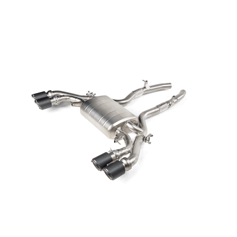 Akrapovic 19-20 BMW X3 M/X4 M (F97/F98) w/OPF/GPF Slip-On Line (Titanium) (Req. Tips)