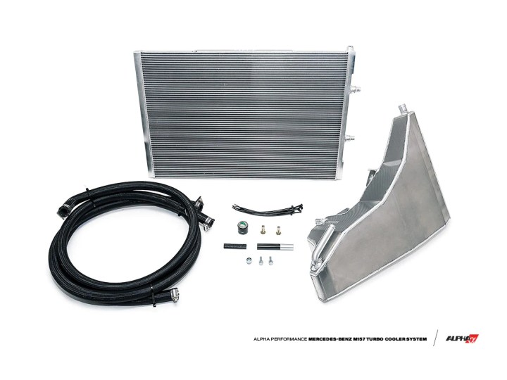 Alpha Performance Mercedes-Benz E63 S AMG Turbo Cooler System
