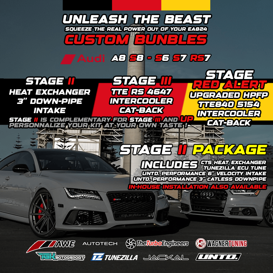 Audi A8/S8 S6/S7 RS6/RS7 4.0T EA824 - Customizable Performance Bundle