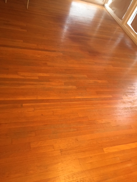 Before Hardwood Refinishing