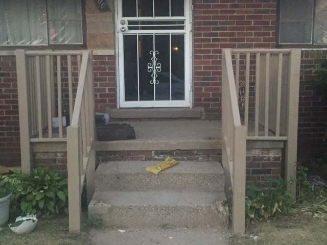 Wood Railing Installation