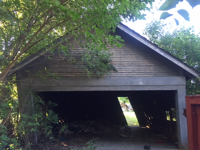 Before Garage Demolition