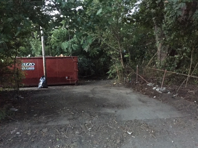 After Garage Demolition