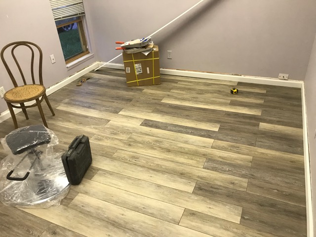 After Vinyl Flooring Installation