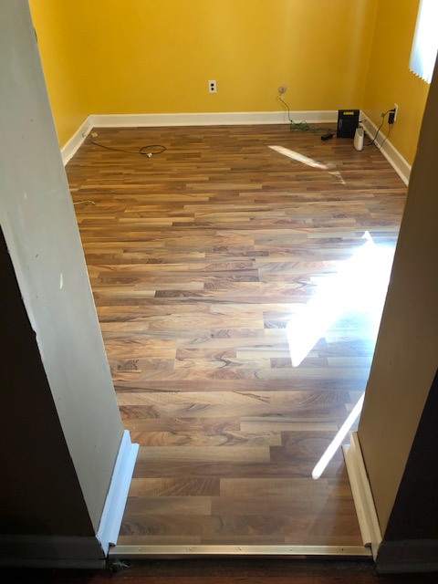 After Laminate Floor Installation