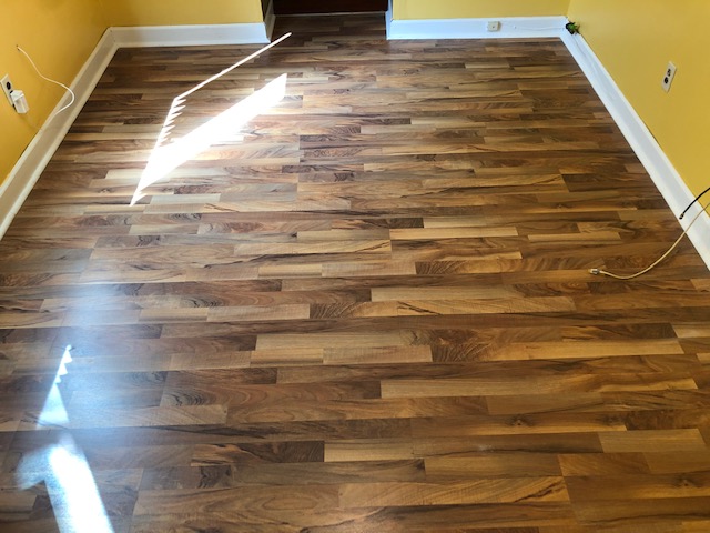 After Laminate Floor Installation