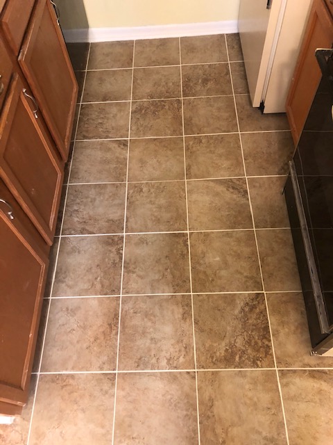 After Tile Floor Installation
