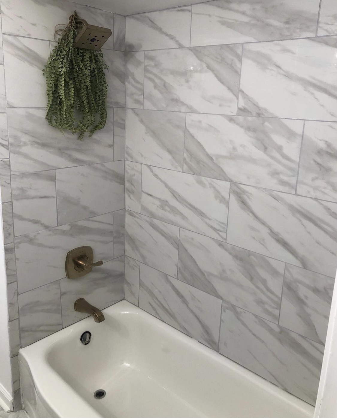 After Shower Tile Install