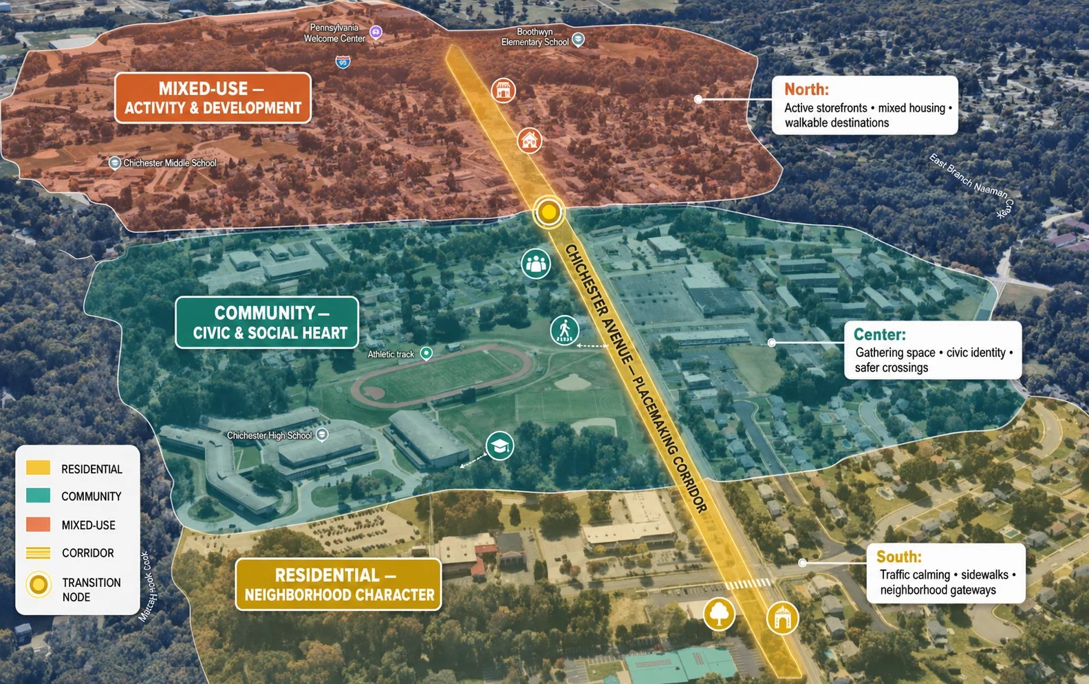 Chichester Corridor planning structure