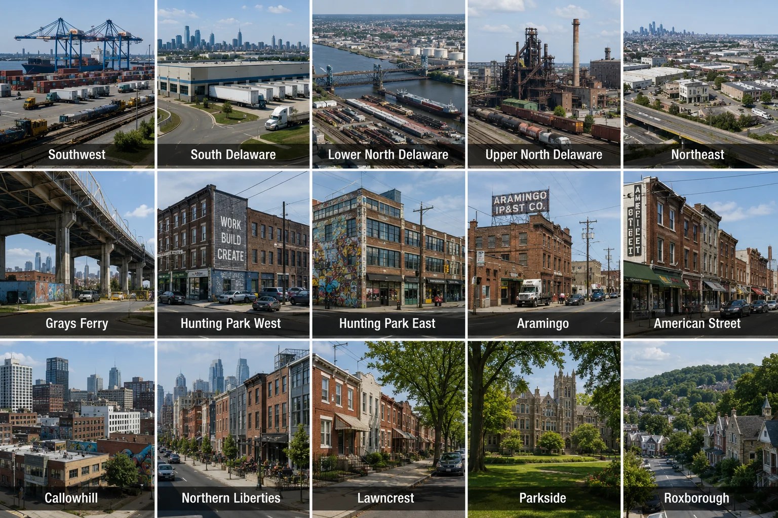 PIDC Industrial Land Use and Economic Analysis Montage