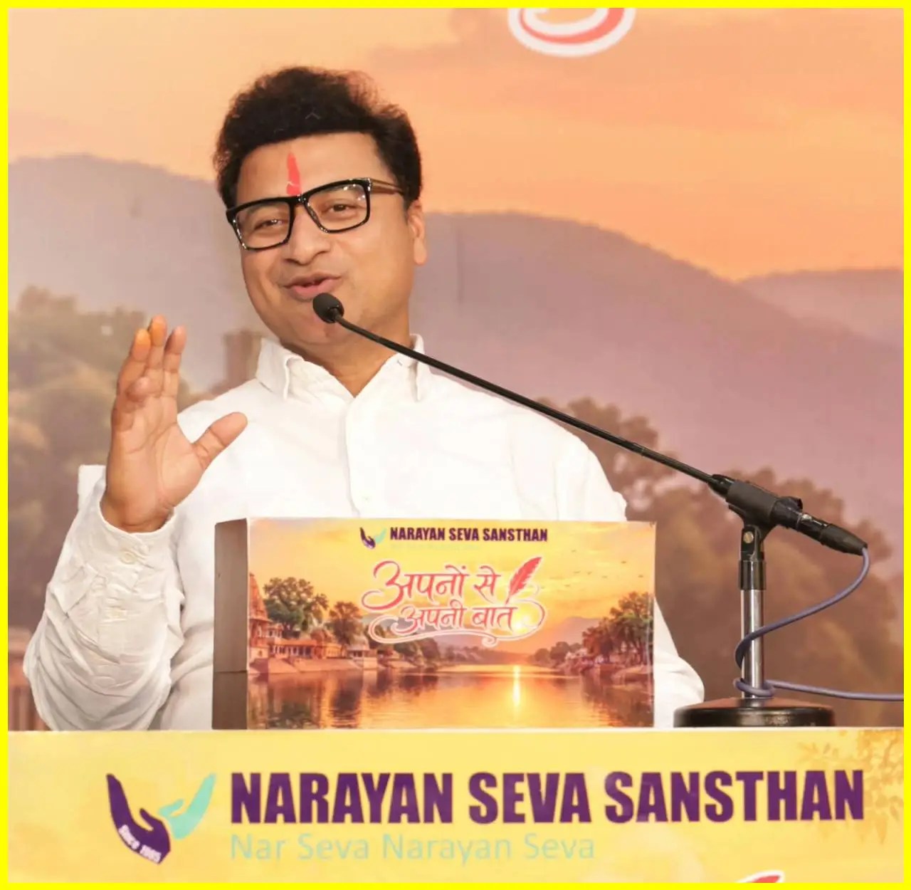 Lord ganesha’s story teaches victory over obstacles: prashant agrawal