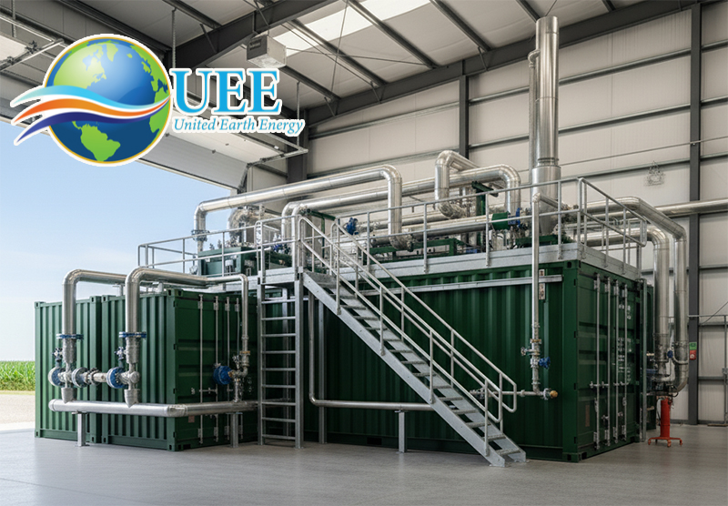 United Earth Energy UNI Box Modular Pyrolysis System