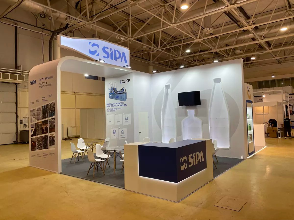 работа Стенд итальянской компании SIPA UPAKEXPO. Москва 2023 4 