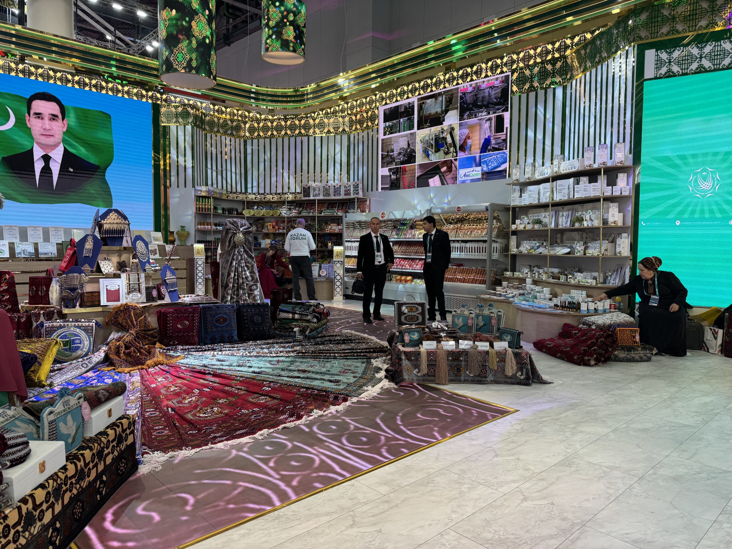 работа Стенд Республики Туркменистан на Russian Halal Expo. Казань 2025 3 