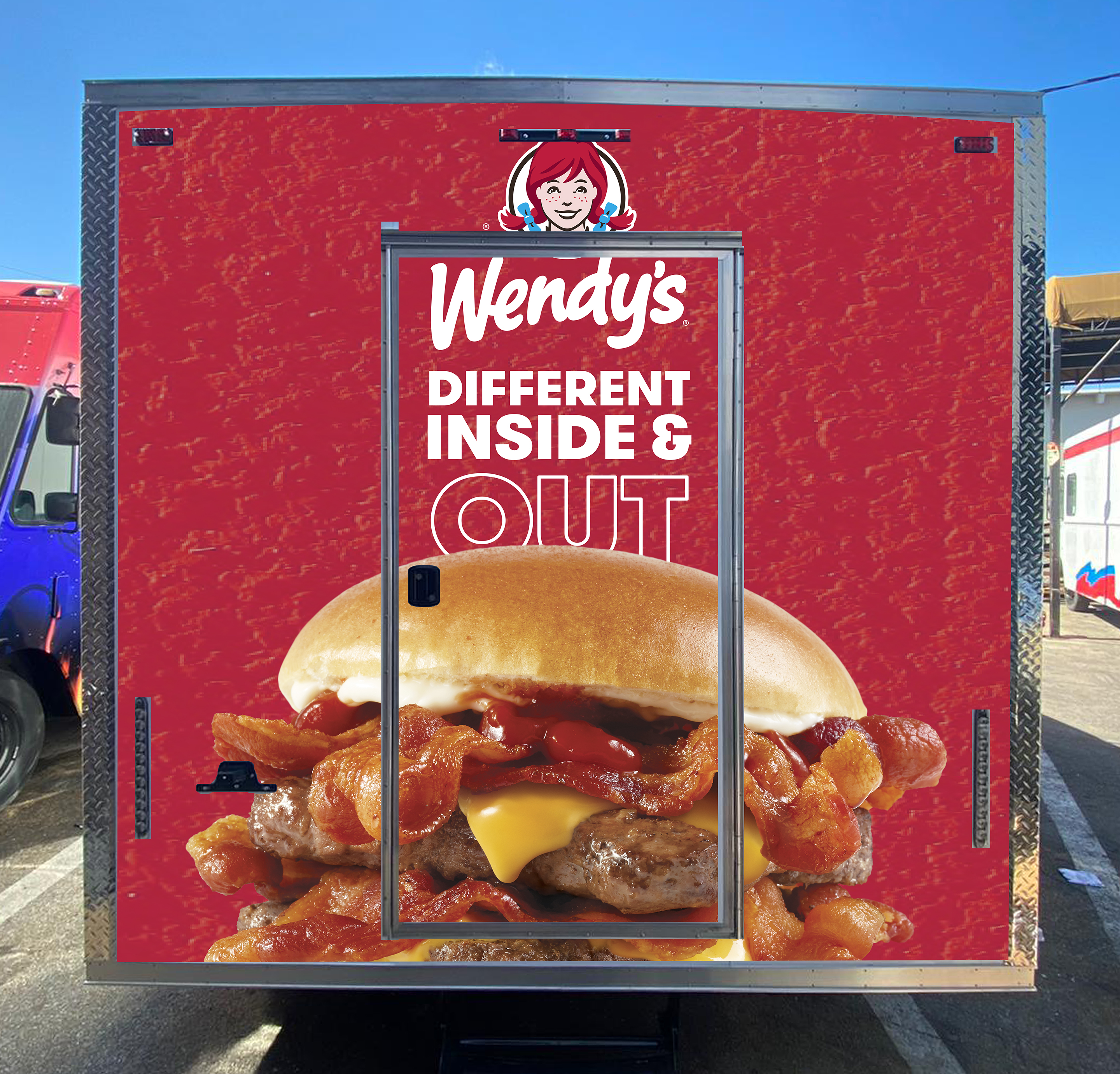 Wendy's Coffee Concession trailer by United Food Truck, custom food truck and trailer manufacturer