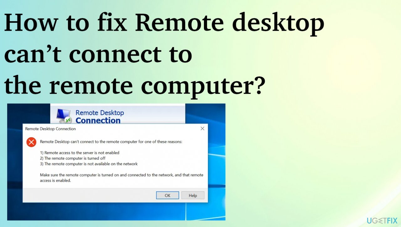 Remote Desktop Connection To Computer On Another Network Remote Desktop Connection To Computer On Another Network