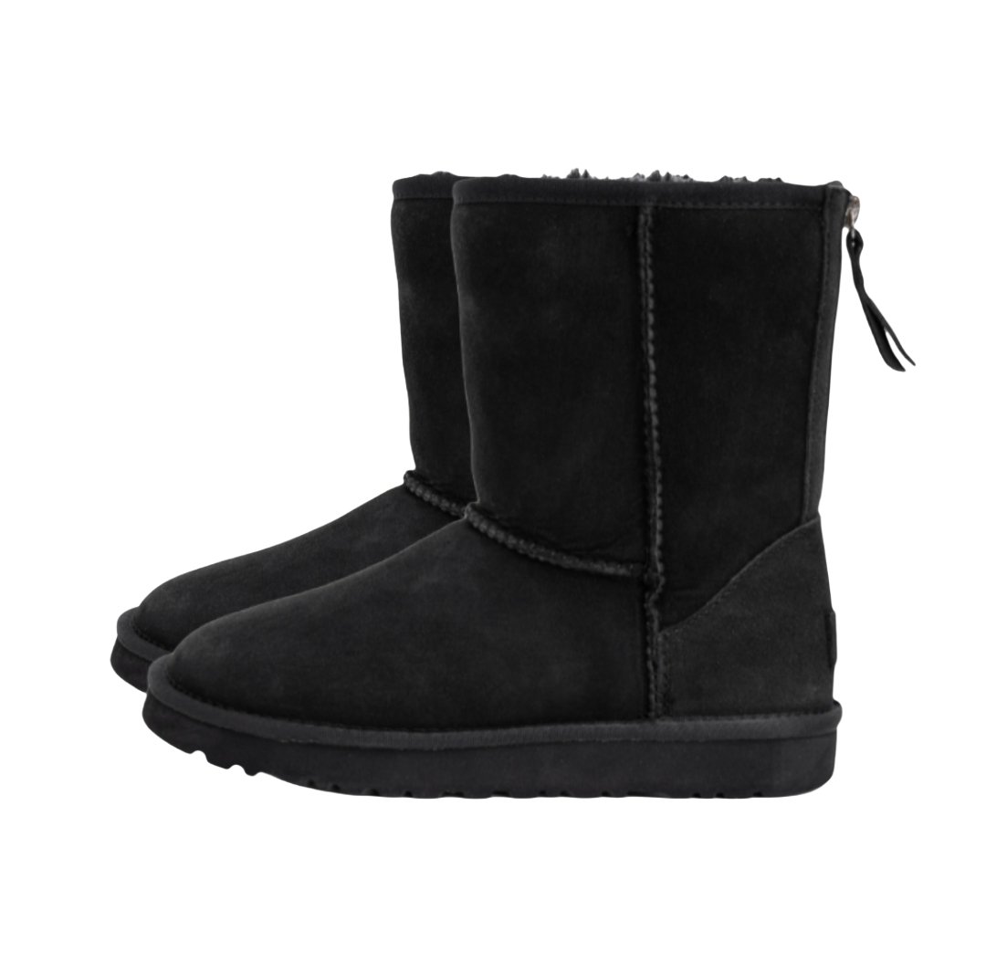 Ugg Classic Short Zip Black