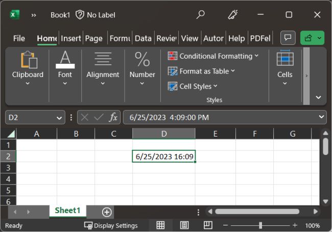 How to Insert and Format Date and Time in Excel