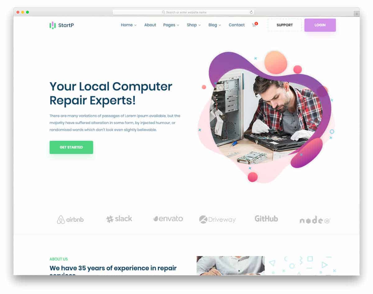 20 Engaging React Website Templates For Dynamic Websites