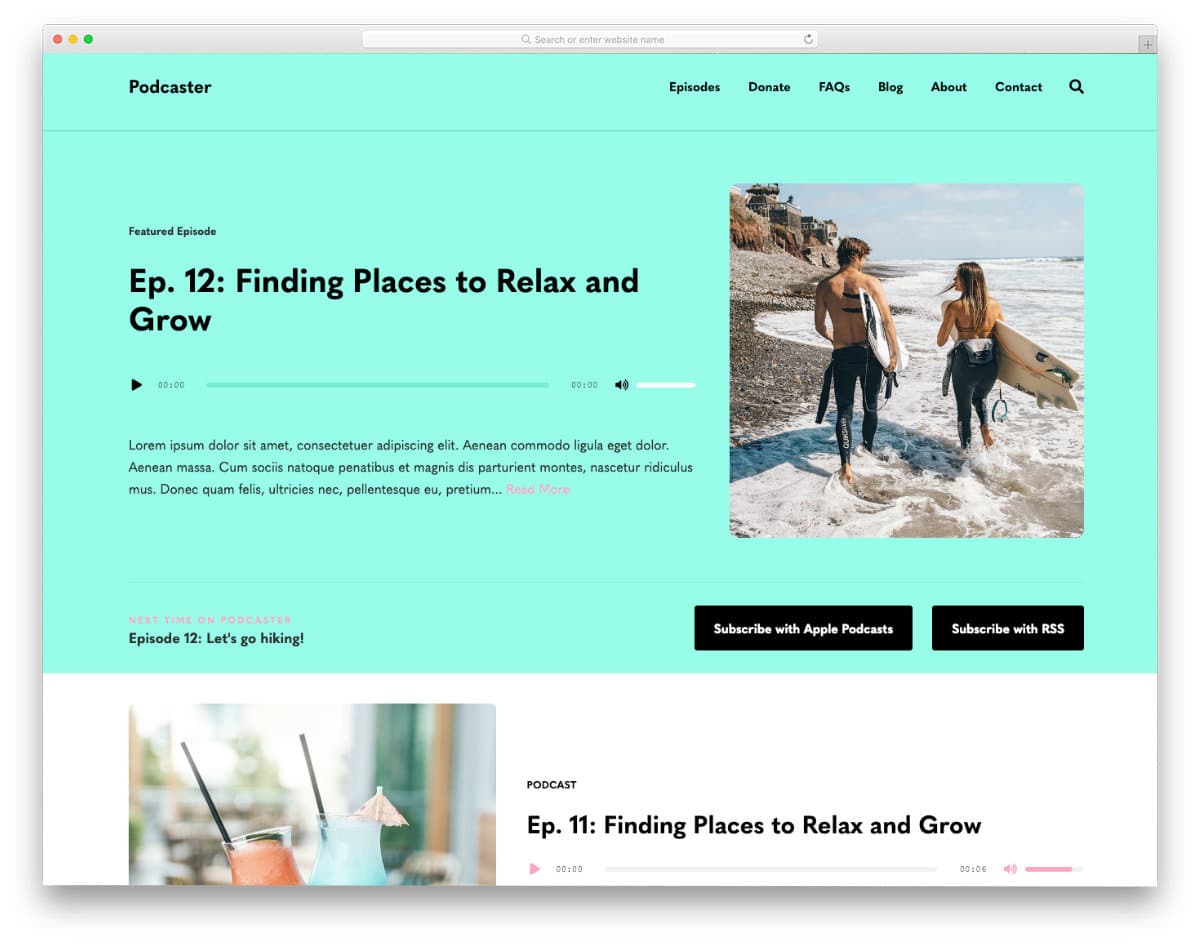 Based on php and mysql, wordpress enables users to create sophisticated, profession. 23 Podcast Website Templates To Easily Consume Information on The Go