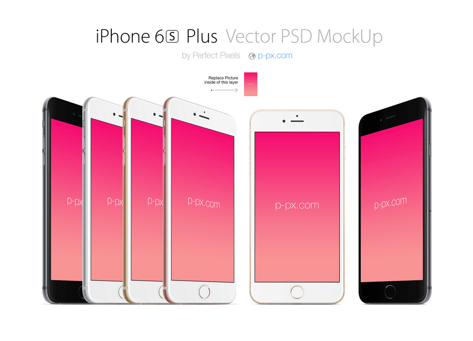 Picture Highest quality iphone 6 psd mockup designs to showing off your creative work. Iphone 6s Plus Mockups