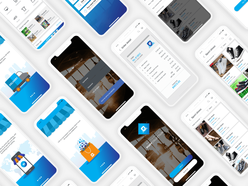 Free adobe xd mockup mobile mockup, used mobile phones, adobe xd, free iphone. E Commerce Mobile App For Adobe Xd