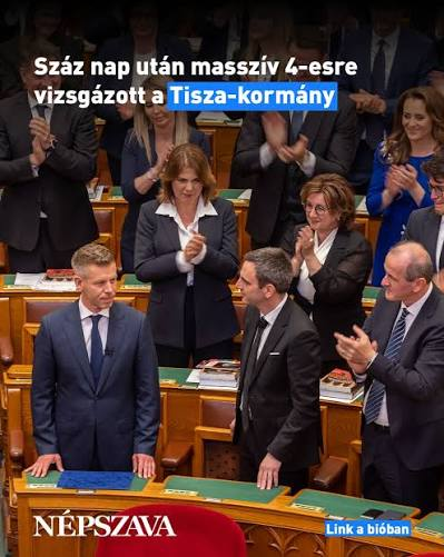 Száz nap után masszív 4-esre vizsgázott a Tisza-kormány