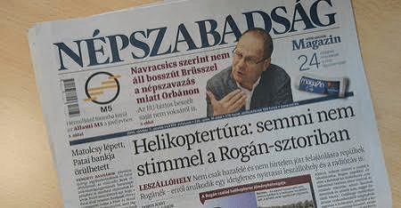 Vasárnap demonstráció: egy éve szüntették meg a Népszabadságot