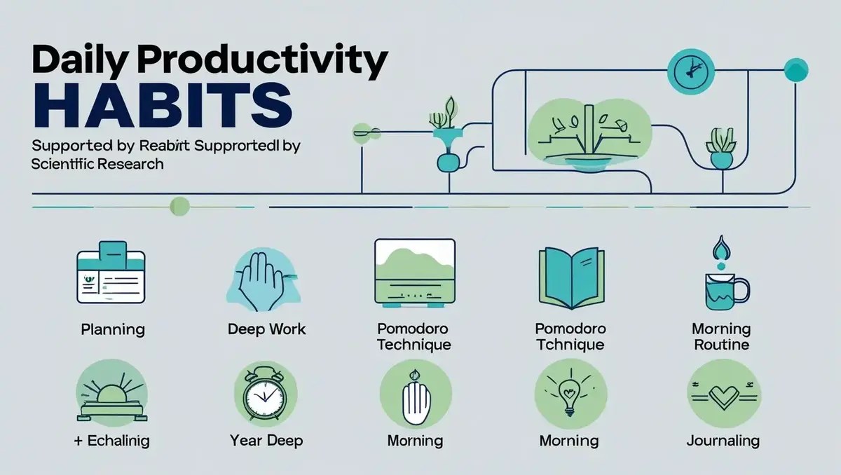 Daily productivity habits for better performance