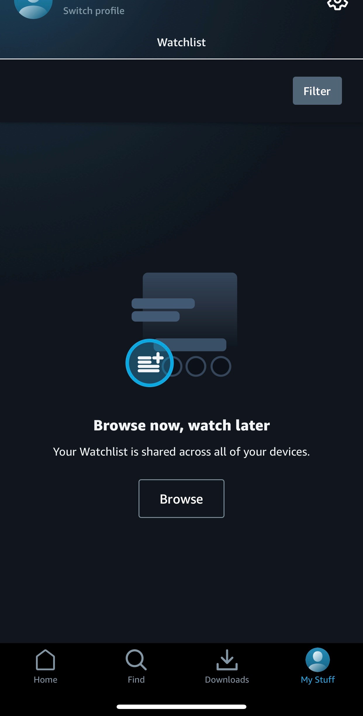 My purchases aren't showing up in my stuff on amazon prime