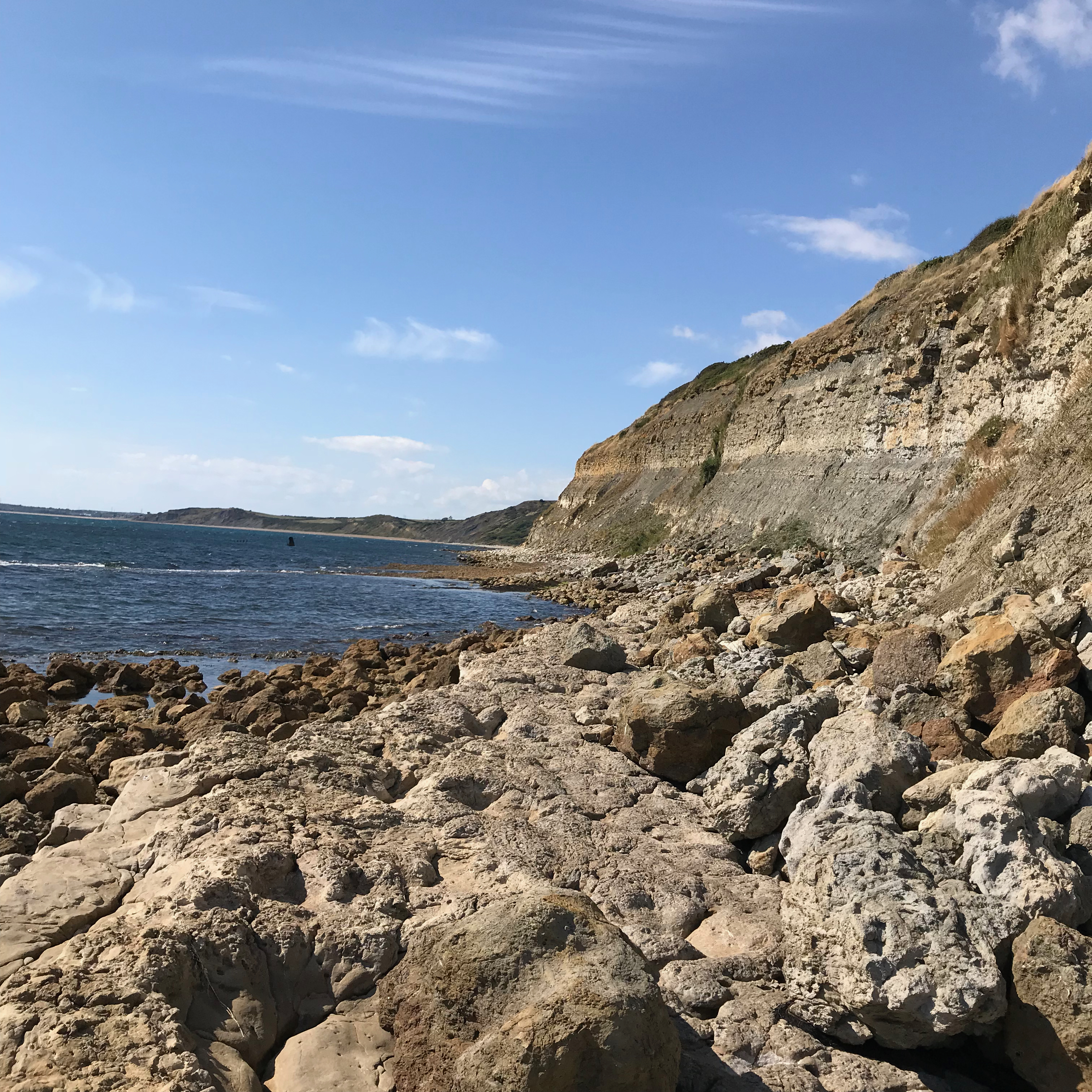 Osmington Cliff looking west