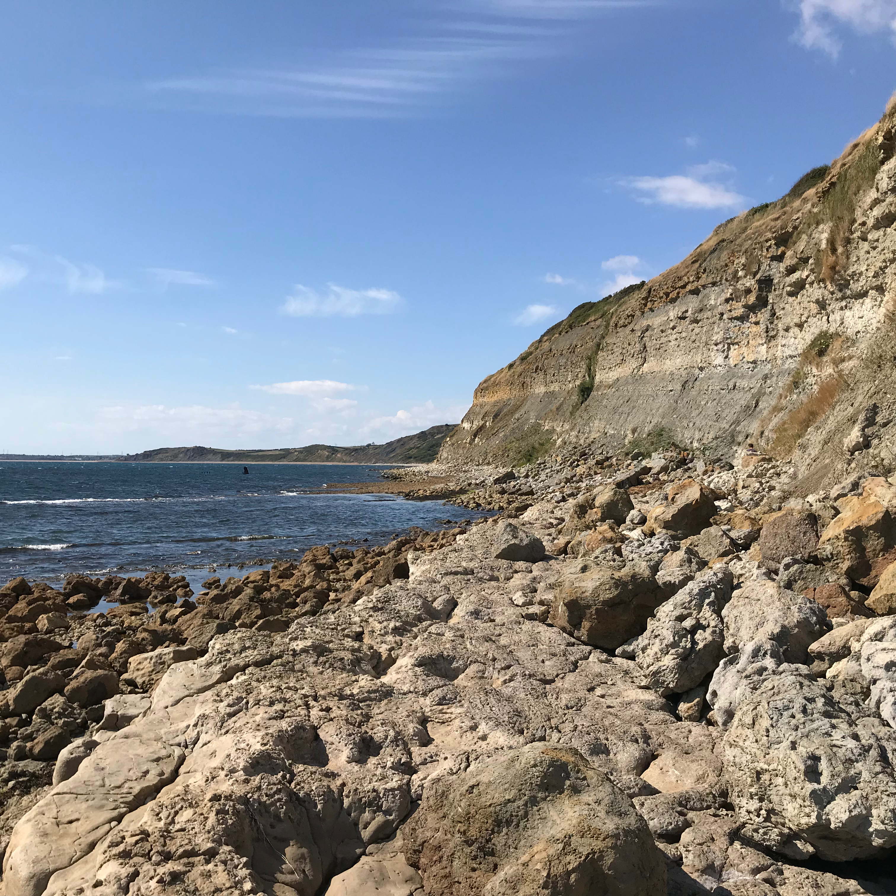 Osmington Cliff looking west