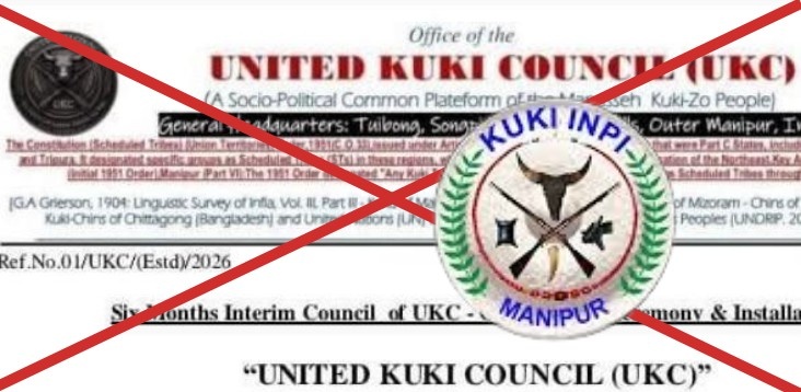 ‘United Kuki Council’ Not Recognised by Kuki Society’: Kuki Inpi Manipur