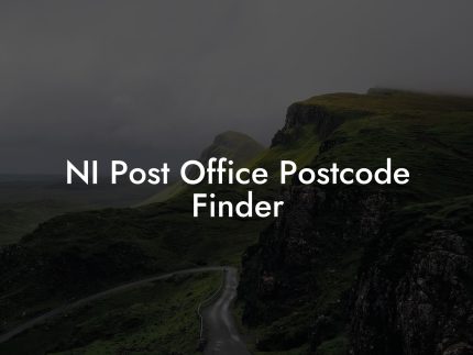 Ni Post Office Postcode Finder Uk Postcode Database Csv Mysql - Ultra HD Full HD Dark Arts | Free Download