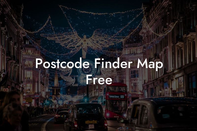 Postcode Finder Map - Dark Images - Elegant Retina Collection