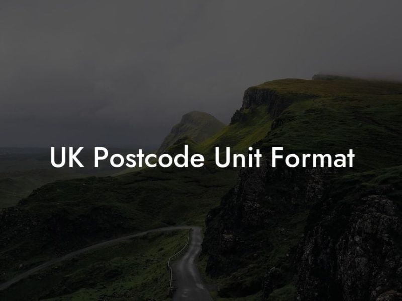 Understanding Postcode Format Rogeriodasilvadotcom - Beautiful Colorful Picture - 8K