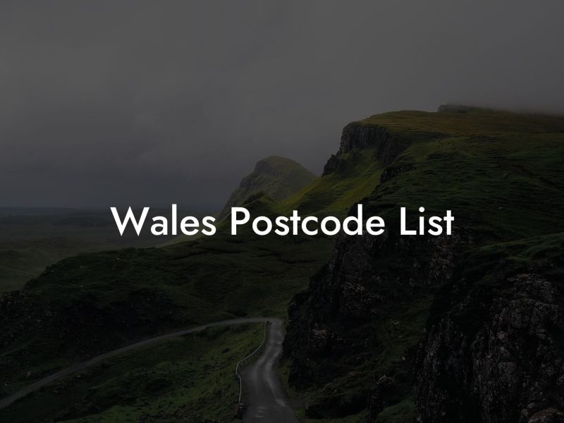 Wales Postcodes Uk Postcode Database Csv Mysql Postcodes - Premium Ocean Picture Gallery - Full HD