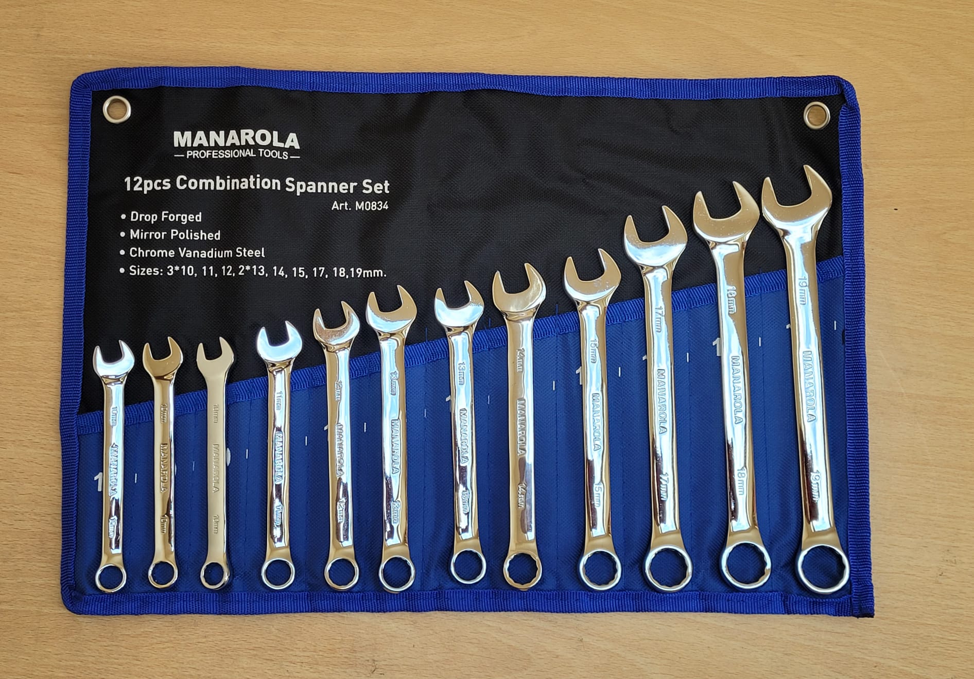 12pcs Combination Spanner Set