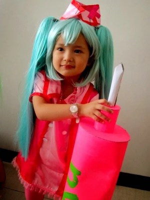 Cosplayer-Hatsune-Miku-anak-anak Cosplayer Hatsune Miku anak-anak