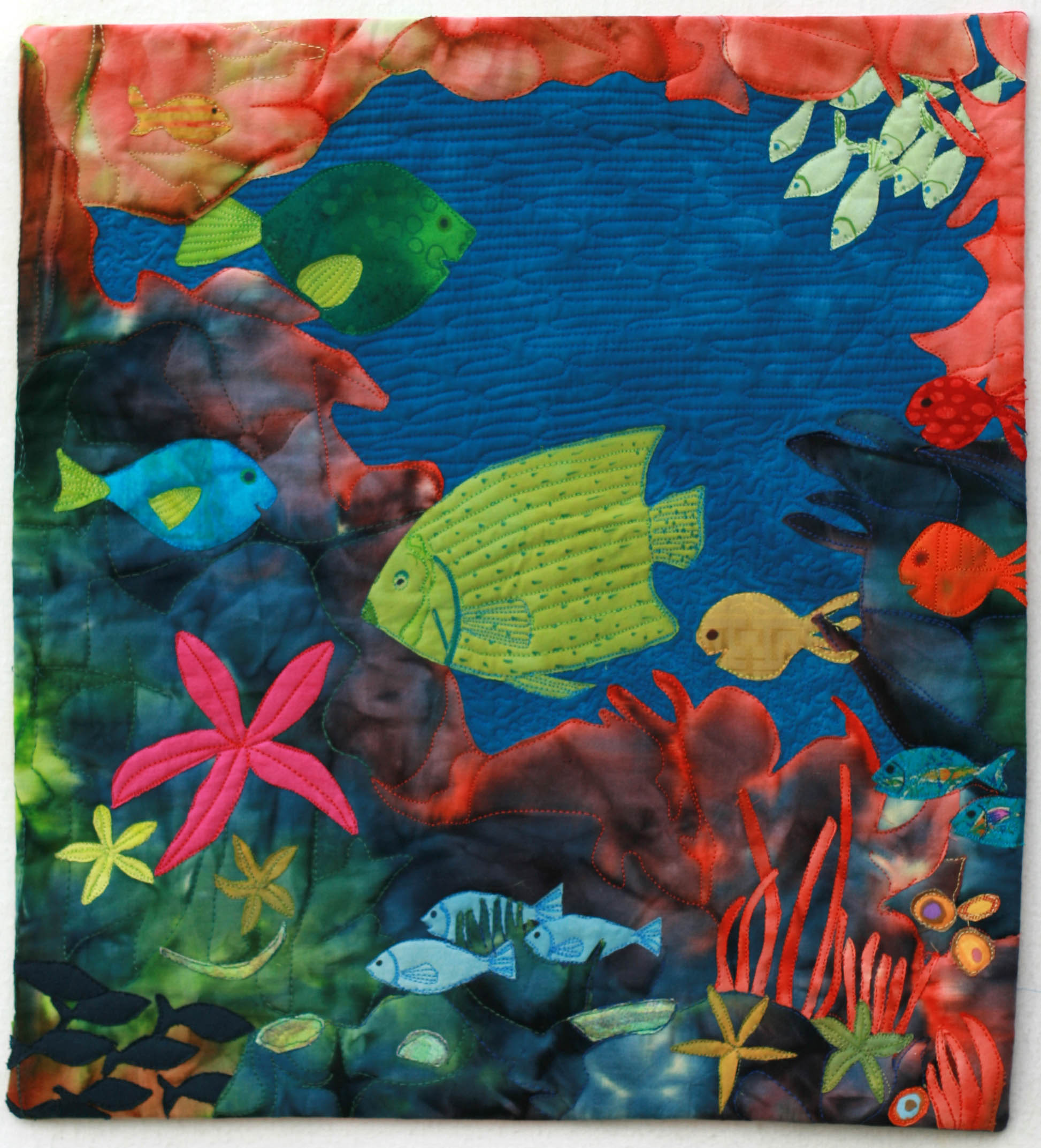 Fisk, Farver og Fantasi nr. 3 - En søndag under vandet, december 2015. 44x40