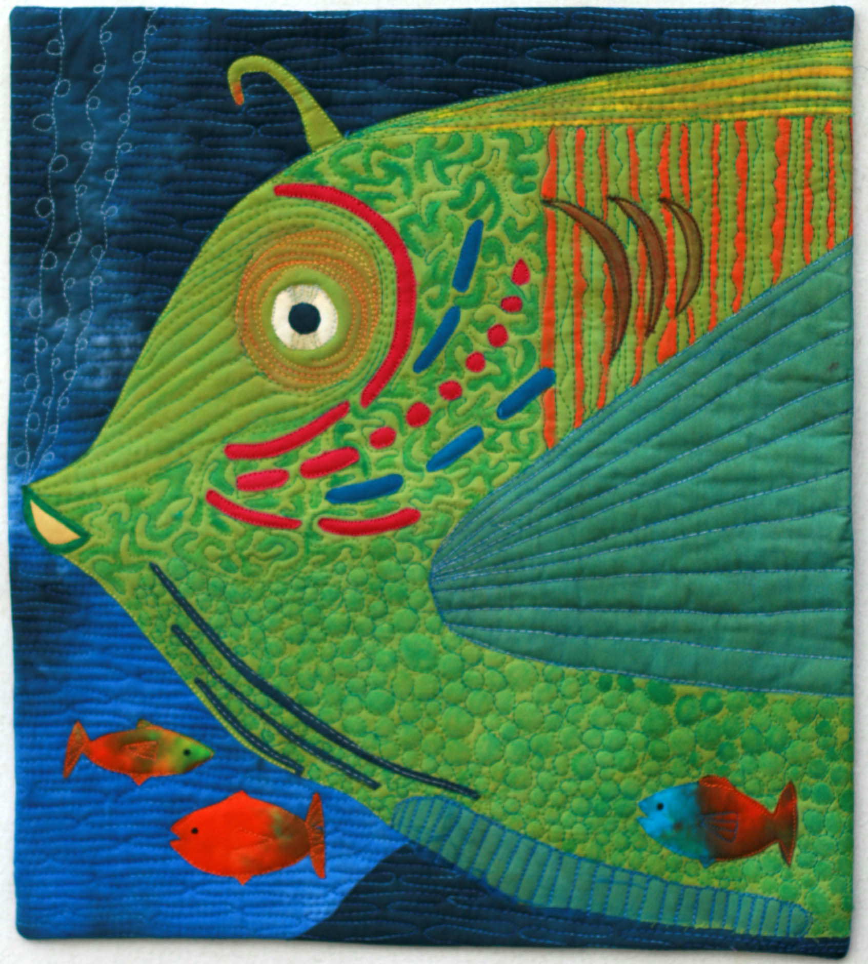 Fisk, Farver og Fantasi nr. 4 - Her kommer jeg, januar 2016. 43x39