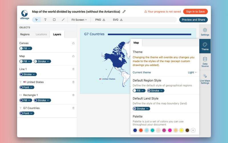 How To Create Map From Excel Data Ultimaps Docs - Premium Light Image Gallery - High Resolution