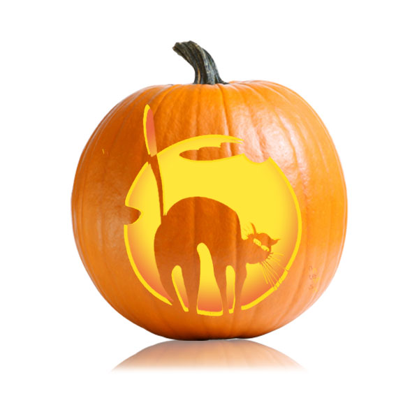 Cat pumpkin carving patterns