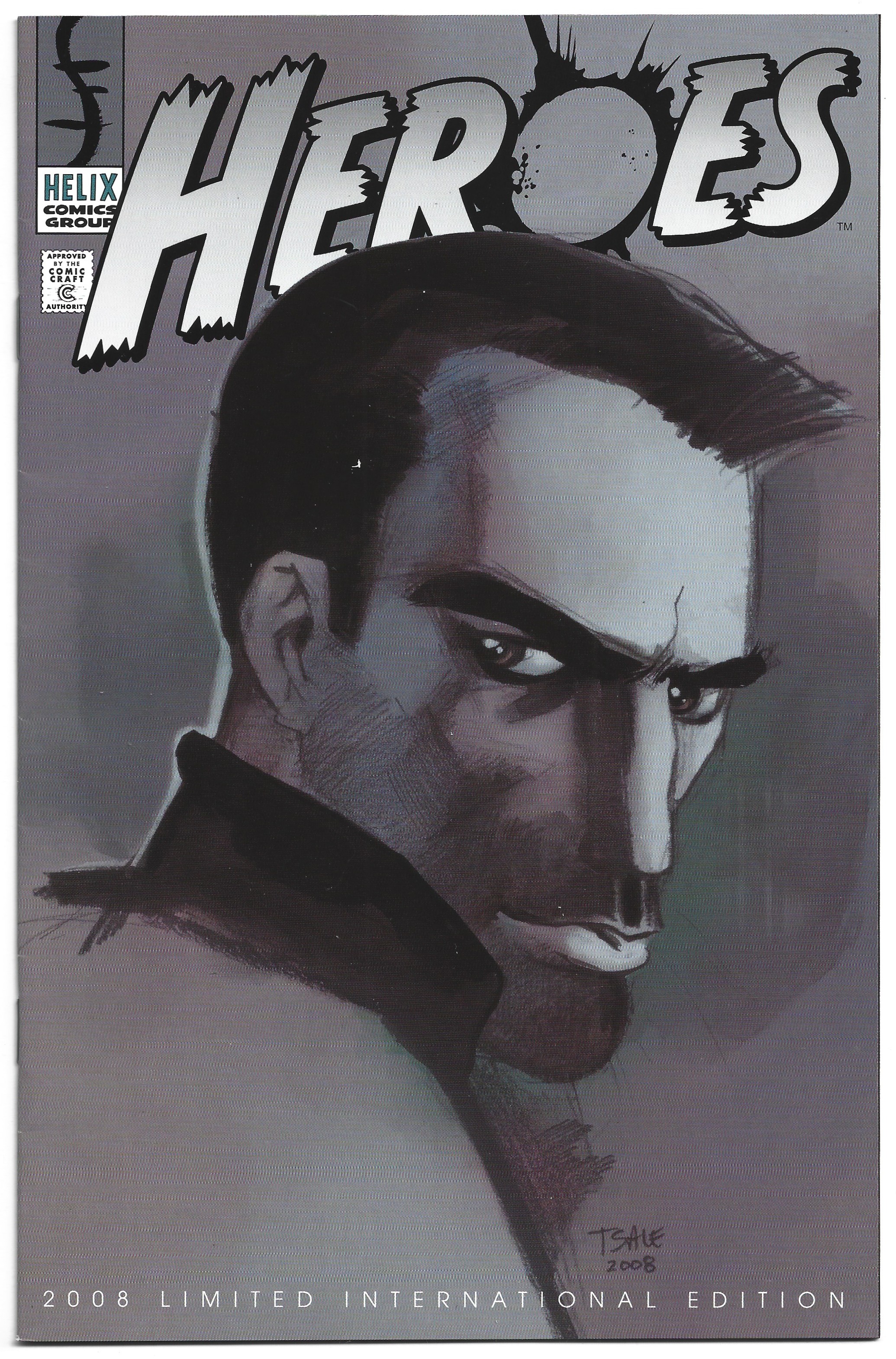 Heroes 2008 International Special Edition #1 Tim Sale Gray Variant Helix VF