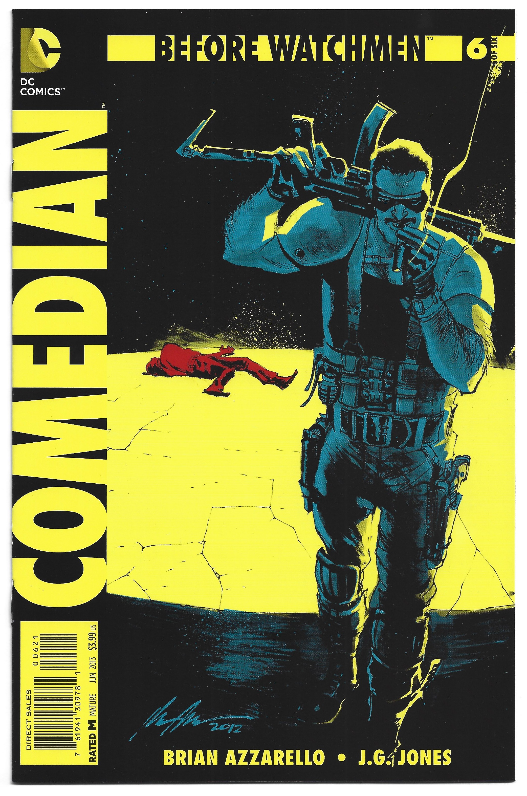 Before Watchmen Comedian #6 1:25 Albuquerque Variant DC 2012 VF/NM