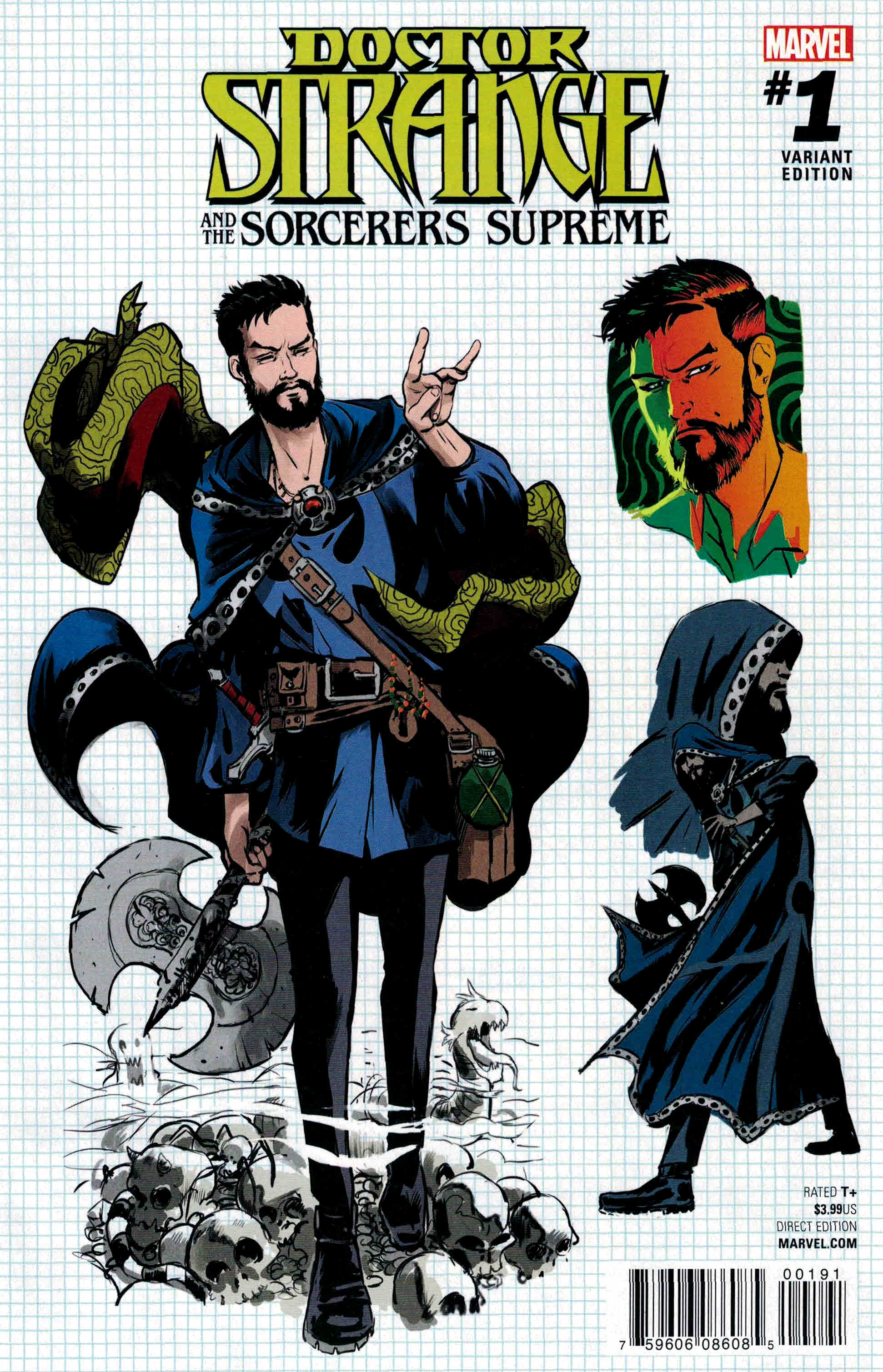 Doctor Strange & Sorcerers Supreme #1 1:15 Rodriguez Design Variant Marvel 2016