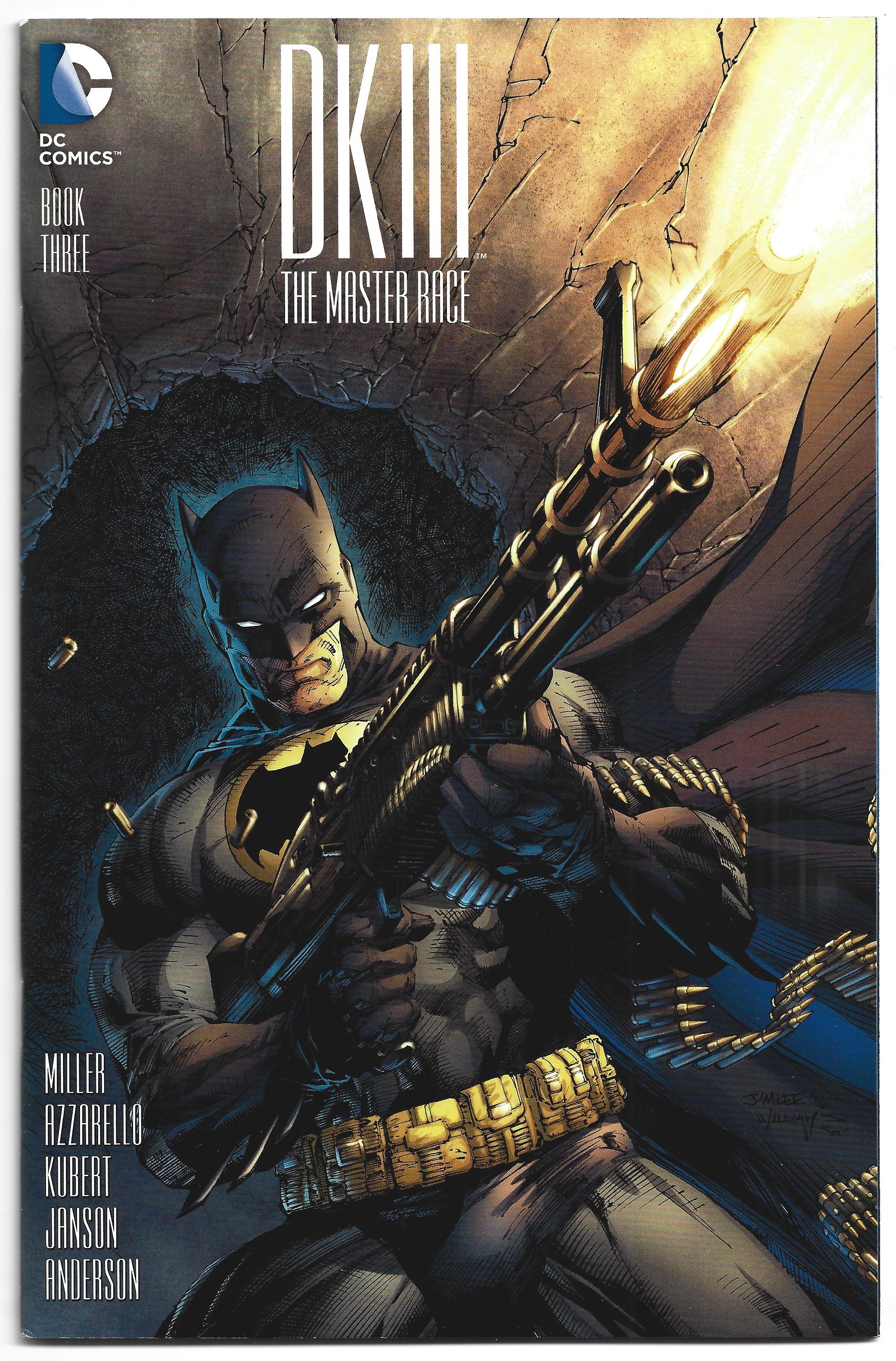 Dark Knight III Master Race #3 1:500 Jim Lee Variant 2015 Frank Miller NM-