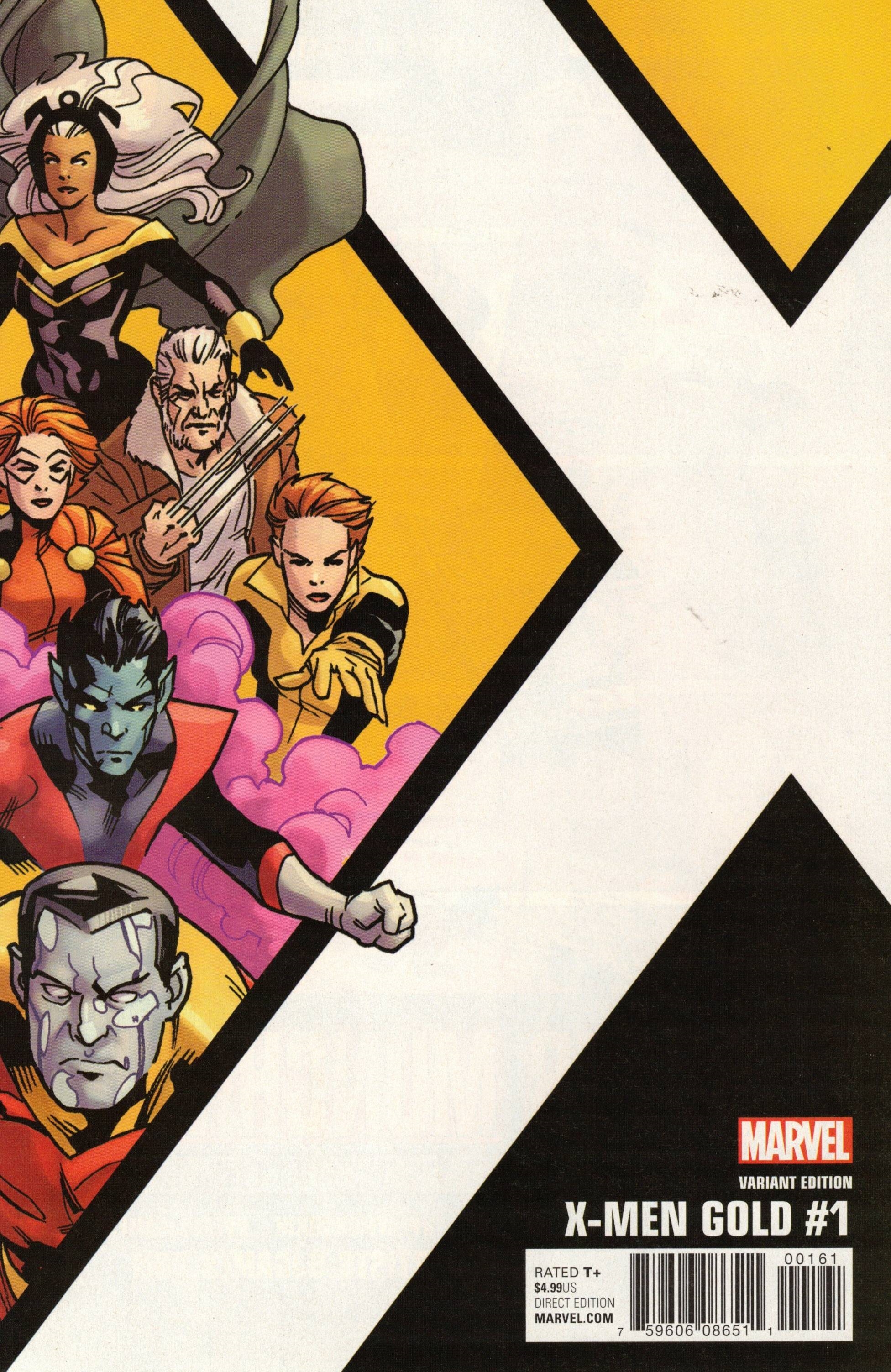 X-Men Gold #1 1:10 Leonard Kirk Cornerbox Variant Marvel 2017