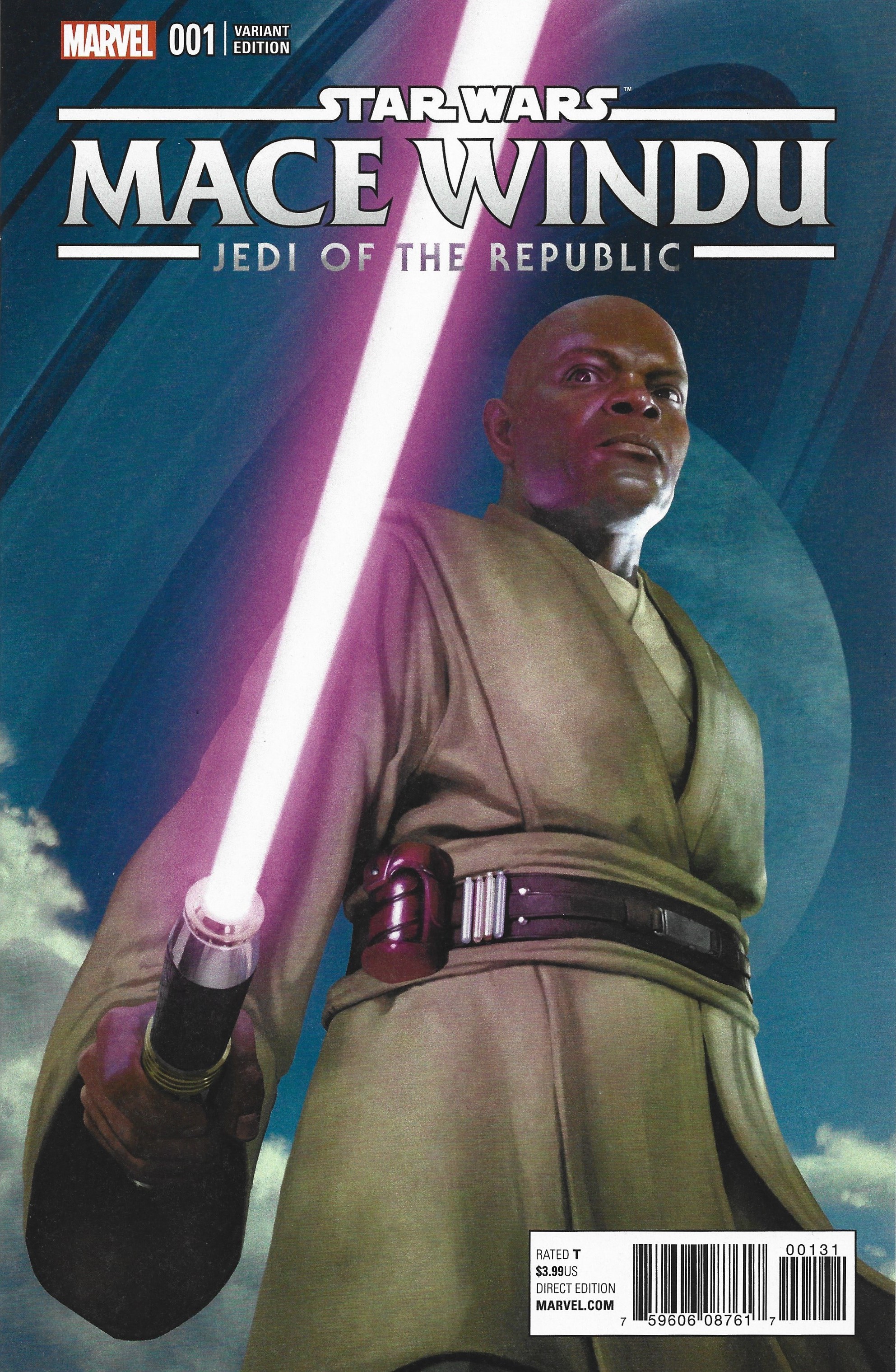 Star Wars Jedi Republic Mace Windu #1 1:10 Rahzzah Variant Marvel 